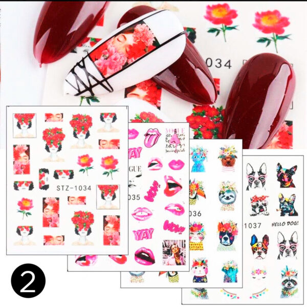 Stickers Nail Art 2