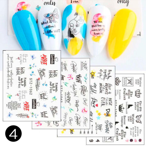 Stickers Nail Art 4